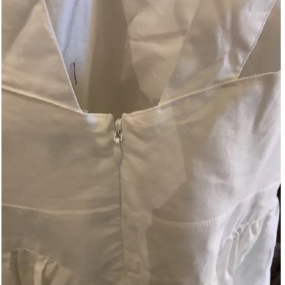 Victoria's Secret Moda Intl White Crisscross Dress size 4 - Picture 7 of 8